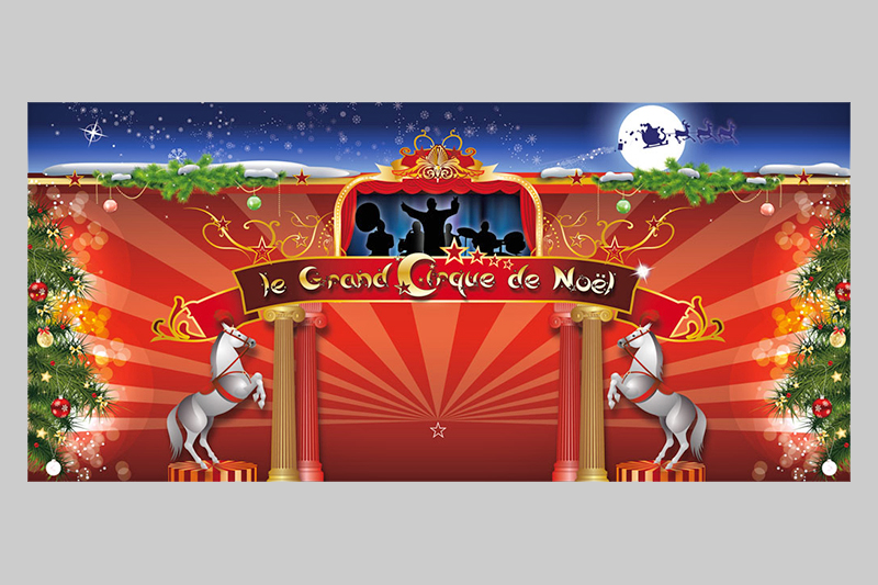 illustration Le grand Cirque de Noël